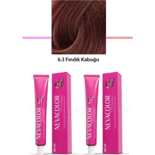 2 Li Set Premium 6.3 Fındık Kabuğu - Kalıcı Krem Saç Boyası 2 x 50 G Tüp