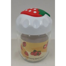 Çilek Desenli Kavanoz 1 Adet 425 cc ROYALEKS-CK425