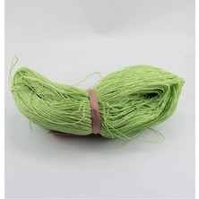 Fıstık Yeşili Renk Çile Kağıt Ip Çanta Ipi Supla Ipi  No:40 - (550-600 Gr)