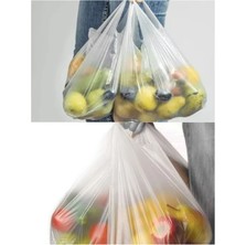 Şeffaf Atlet Poşet Orta Boy 28X50 cm 1 Paket Takriben 200 Adet