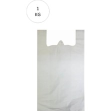 Beyaz Atlet Poşet Mini Boy 20X34 cm Takriben 235 Adet 1 kg