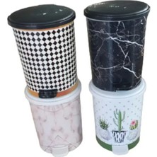 2 No 8 Lt Basmalı Çöp Kovası ROYALEKS-MRD152