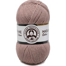 1 Adet Madame Cotton El Örgü Ipi Yünü 100 gr 057 Açık Kahve