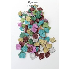 Oya Abiye Bileklik Kolye Pleksi Plastik Pul Karma Renk 8 Gram 130 Adet - BNC499