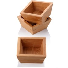 Bambu Sunum Kare Çerezlik 1 Adet ROYALEKS-PS10