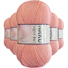 Esranın Dünyası 5 Adet Süper Inci El Örgü Ipi 100 gr Bonsai Çiçeği 2807