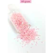 Kesme Cam Boncuk 2mm - 60 Gram - Şeker Pembe - BNC398