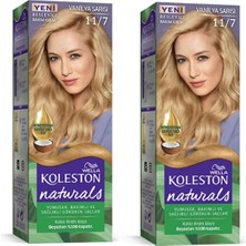 Naturals Saç Boyası Vanilya Sarısı 11/7 2x Paket
