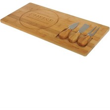 Bambu Peynir Sunum Tepsi Seti ROYALEKS-BLSPS3819