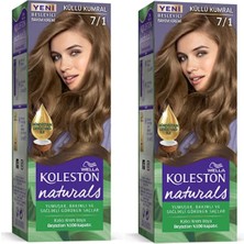 Naturals Saç Boyası Küllü Kumral 7/1 2x Paket