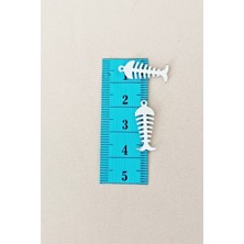 Oya Abiye Bileklik Kolye Pleksi Metalik Plastik Pul Gümüş Renk 8 Gram 50 Adet - BNC529