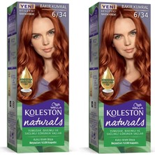 Naturals Saç Boyası Bakır Kumral 6/34 2x Paket