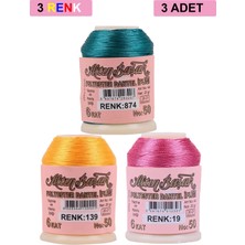 Esranın Dünyası 3 Adet Altınbaşak Oya ve Dantel Ipi 20 gr - Royaleks - No: 139 - 019 - 874