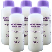 5 Adet Oksidan Krem Saç Boya Sıvısı 9'luk 30 Volüme 60 ml