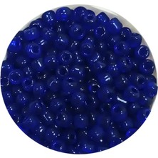 Dökme Cam Kum Boncuk (11/0) 2 mm - 20 Gram -  Kral Mavi - BNC001
