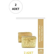 2 Adet Doğal Kabak Lifli Pirinç Sabunu