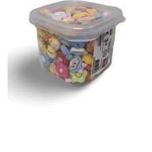 Plastik Mini Aksesuar Silikon 300'LÜ
