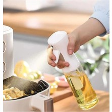 Zeytinyağı Limon Cam Sprey Şişesi Cam Yağ Püskürtücü Yağdanlık Airfryer Tasarruf 200 ml