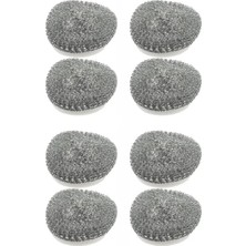 8 Adet Paslanmaz Çelik Tel Bulaşık Teli Poşetli