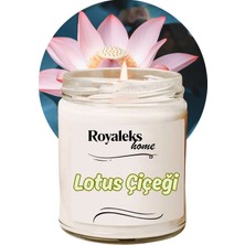 Esranın Dünyası Doğal Özel Seri Kokulu Dekoratif Kavanoz Mum 210 cc - Lotus Esansı - Ryl