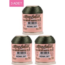 3 Adet Altınbaşak Oya ve Dantel Ipi 20 gr - Royaleks - No: 367
