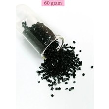 Kesme Cam Boncuk 2mm - 60 Gram - Siyah - BNC360
