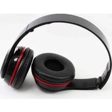 Siyah Kulak Üstü Portatif Katlanır Stereo Kulaklık
