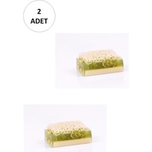 2 Adet Doğal Kabak Lifli Çay Ağacı Sabunu