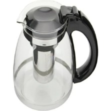 Çelik Süzgeçli Cam Çaycı Servis Demlik 1500 Ml. ROYALEKS-7488