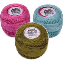 3 Adet Kaplan Etamin ve Kanaviçe Ipi 8 No Kod/renk: 603 - 943 - 582 - Ryl