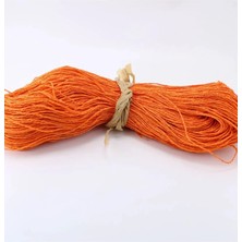 Turuncu Renk Çile Kağıt Ip Çanta Ipi Supla Ipi  No:65 - (550-600 Gr)
