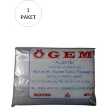 Bakkaliye Naylon Torba Ikilik 22X36 cm 1 kg 1 Paket (Takriben 195 Adet)