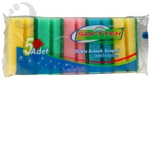 Bulaşık Süngeri Oluklu 5'li ROYALEKS-NRX-F552