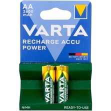 Varta Nı-Mh 1.2 Volt 2600 Mah R2U Aa Şarjlı 2'li Kalem Pil