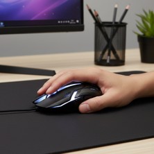 Ethab Ticaret USB Kablolu Işıklı 3D Optik Mouse