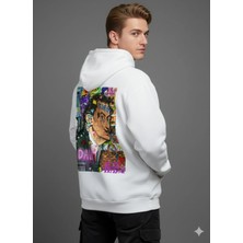 Lenithra Salvador Dali Sırt Baskılı Unisex Oversize Hoodie