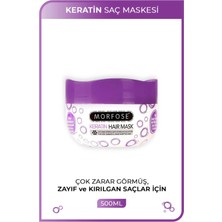 Keratin Saç Maskesi 500 ml  - Yıpranmış Saçlar Için - Mrfs
