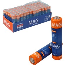Mag Batteries MG-26172 Karbon Çinko Aaa 60'lı Paket Ince Kalem Kumanda Pili (AAA,R03 Um-3)