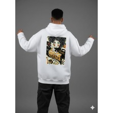 Lenithra Death Sırt Baskılı Unisex Oversize Hoodie