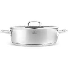 Emsan Grace Indüksiyon Tabanlı Çelik Karnıyarık Tencere 24 cm