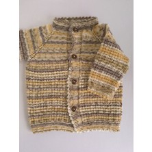 Pina Hediyelik Aksesuar El Örgüsü Bebek Hırka 1-2 Yaş Bebek Hediyesi Doğum Günü Hediyesi Yılbaşı Hediyesi