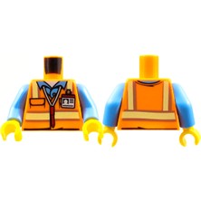 LEGO Minifigür Parçaları: Torso, Vücut, Gövde: 973PB2017C01
