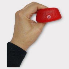 Colezium Köpek Oyuncağı - Plastik Düdüklü Top - Kırmızı