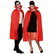 Ethab Ticaret Kırmızı Renk Yakalı Pelerin 120 cm