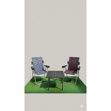 Patika Outdoor Iki Kişilik Dayanıklı Masa Sandalye Seti
