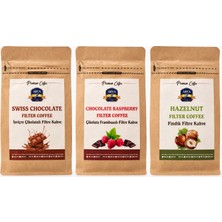 Arya Coffee Çikolata Frambuaz - Fındık - Çikolata Filtre Kahve 3 x 250 gr