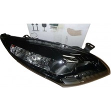 Tyc Renault Megane Ön Far Elektrikli Motorlu Sıyah Sağ 2009-  (Oem No:  260102973R)