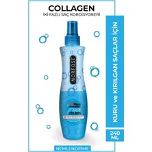 Ematcrt Mrfş Kolajen Çift Fazlı Güçlendirici Saç Kondisyoner Fön Suyu 240 ml Kuru ve Kırılgan Saçlar İçin