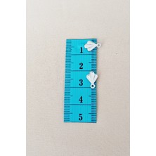 Oya Abiye Bileklik Kolye Pleksi Metalik Plastik Pul Gümüş Renk 24 Gram 375 Adet - BNC587