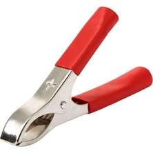 Powermaster PM09-1039 Orta Boy 75MM Krokodil Akü Maşası Kırmızı